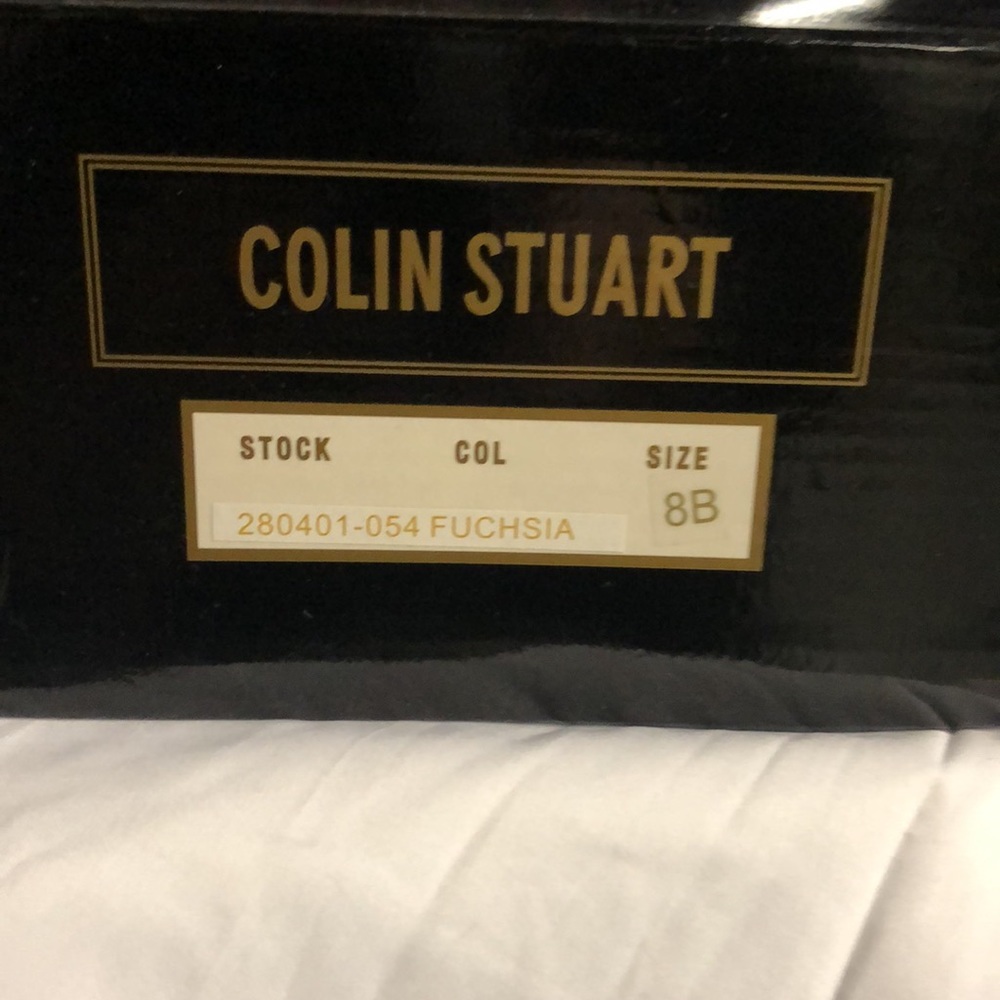 Colin Stuart Fuchsia Suede High Heels - image 5